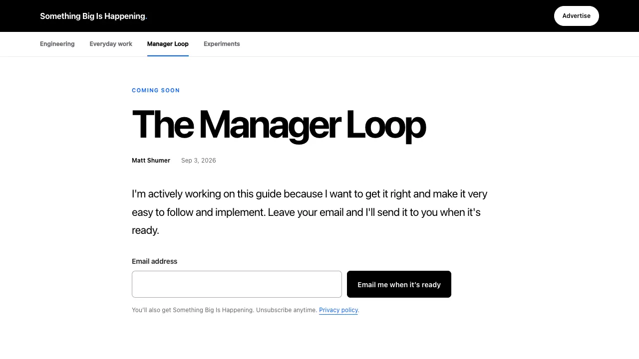 Manager Loop source page preview