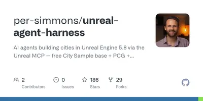 Unreal Agent Harness source page preview