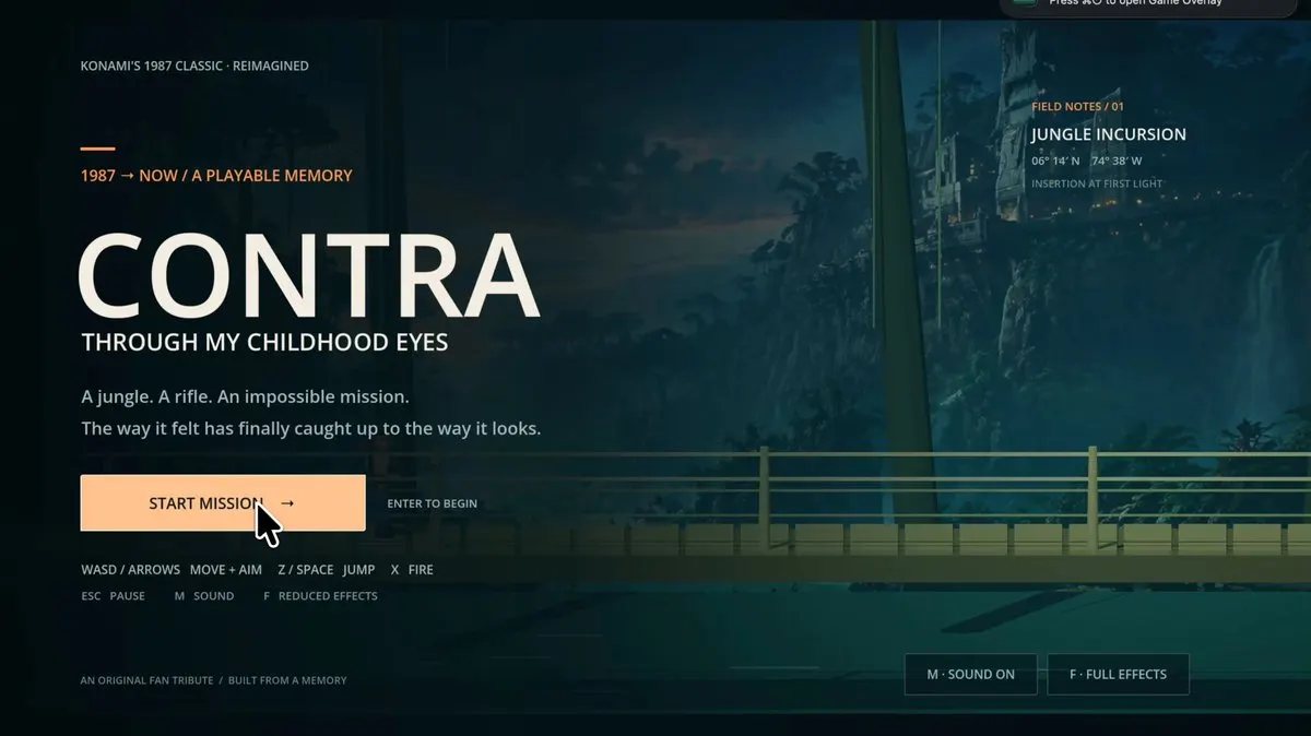 CONTRA Recreation preview