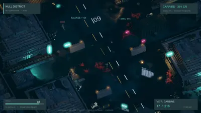 Top-Down Extraction Shooter project preview